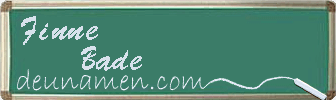 Finne Bade Visitenkarte